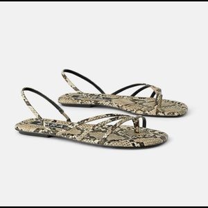 sandales leopard zara
